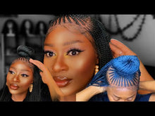 Load and play video in Gallery viewer, QUEEN Glueless Braided Wig