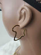 Africa Map Earings