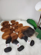 Load image into Gallery viewer, Body Wave 3 Bundles Hair 1B/30
