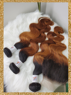 Body Wave 3 Bundles Hair 1B/30